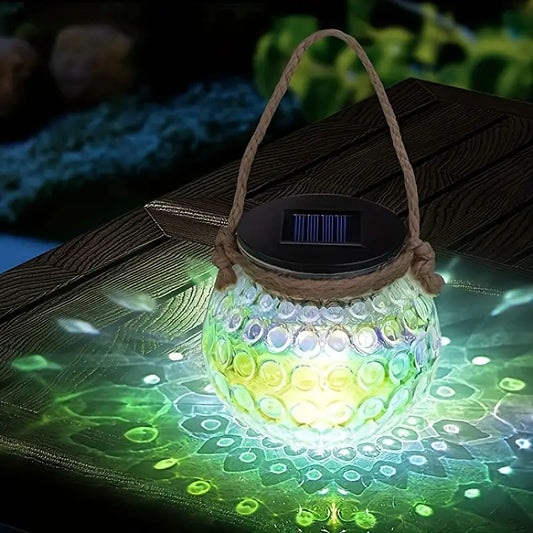 Starry Glass Jar Lamp