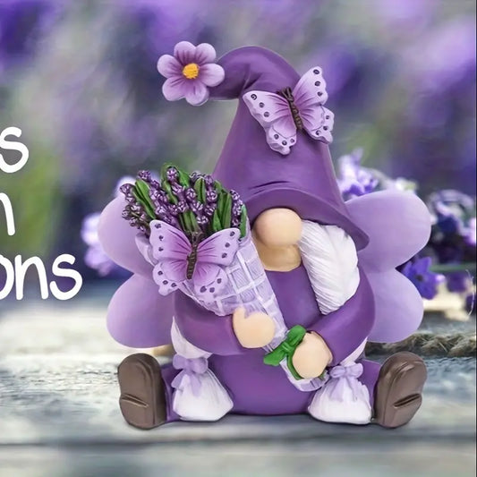 Lavender Gnomes Decor